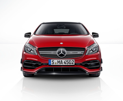 Mercedes-AMG A 45 4MATIC,jupiter rot, AMG Night-Paket, AMG Aerodynamik-Paket,jupiter red, AMG Night package, AMG Aerodynamics package