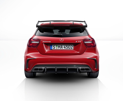 Mercedes-AMG A 45 4MATIC,jupiter rot, AMG Night-Paket, AMG Aerodynamik-Paket,jupiter red, AMG Night package, AMG Aerodynamics package