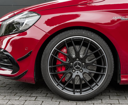 Mercedes-AMG A 45 4MATIC,jupiter rot, AMG Night-Paket, AMG Aerodynamik-Paket,jupiter red, AMG Night package, AMG Aerodynamics package