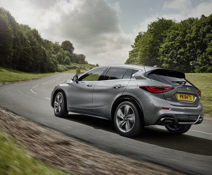 Designed for a new generation of buyers who are not willing to be defined by their choice of vehicle body type, the Infiniti Q30 challenges convention with its bold character and daring shape. The car stays true to the signature design cues from the original 2013 concept and exemplifies Infiniti's design-led, customer-centric approach to product development. The unconventional stance and asymmetric interior contribute to an overall design that is certain to command attention.