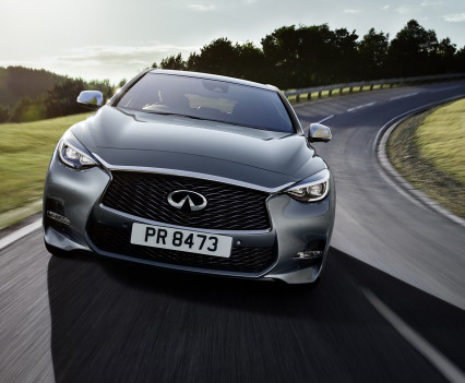 Designed for a new generation of buyers who are not willing to be defined by their choice of vehicle body type, the Infiniti Q30 challenges convention with its bold character and daring shape. The car stays true to the signature design cues from the original 2013 concept and exemplifies Infiniti's design-led, customer-centric approach to product development. The unconventional stance and asymmetric interior contribute to an overall design that is certain to command attention.